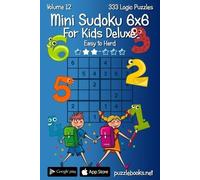Nick Snels Mini Sudoku For Kids 6x6 Deluxe - Easy to Hard - Volume 1 (Tascabile)