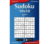 Nick Snels Sudoku 10x10 - Medium - Volume 10 - 276 Puzzles (Tascabile) Sudoku