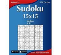 Nick Snels Sudoku 15x15 - Medium - Volume 24 - 276 Puzzles (Tascabile) Sudoku