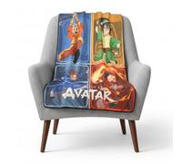 Nickelodeon Bazillion Dreams Avatar The Last Airbender Aang Toph Beifong Katara Zuko Coperta in pile