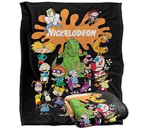 Nickelodeon Brand Nick Splat Group Coperta super morbida al tatto setoso - 152 x 127 cm