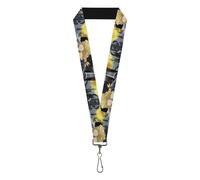 Nickelodeon Keys,Keychain,Wallet,ID Card Holder,with Quick Release Lanyard- Full