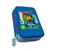 Made in Trade Plumier 3 compartimentstd. Paw Patrol Clamshell, Sintetico, Nero,