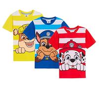 Nickelodeon Paw Patrol Magliette per Ragazzi (Confezione da 3)(Multi)(5-6 Anni)