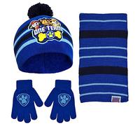 Nickelodeon Paw Patrol Scarf, Hat and Gloves Or Mitten Set for Toddler and Little Boys