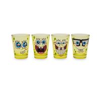 Nickelodeon Spongebob Faccie 2-Ounce Mini Occhiali Set Di 4