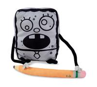 Nickelodeon Spongebob Squarepants DoodleBob - Peluche da collezione, grande, morbido, 25,4 cm