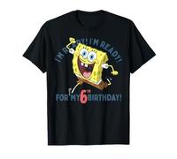 Nickelodeon SpongeBob SquarePants Ready For My 6th Birthday Maglietta