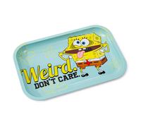 Nickelodeon Spongebob Squarepants " Weird. Non Cura " Latta Vassoio 27.9x17.8cm