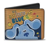 Nickelodeon Wallet, Bifold, Blues Clues My Best Friend and Big Smiles Collage Or