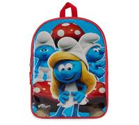 Nickelodeon Zaino per bambini 15 Bookbag per ragazzi | Cinghie imbottite e ampio scomparto con cerniera, Puffetta Blu, 15 Inch