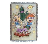 Nickelodeons Rugrats Nick Rewind Reptahhhh Coperta arazzo intrecciato 48 x 60 multicolore