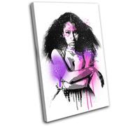 Nicki Minaj Grunge Urban Musical SINGLE TELA parete arte foto stampa