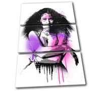 Nicki Minaj Grunge Urban Musical TREBLE TELA parete arte foto stampa