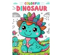 NickLuArte Livro de Dinossauros Infantil para Colorir