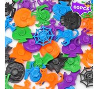 nicknack - 60PZ Fidget Spinners Halloween per Bambini, Fidget Giocattoli, Regalini Fine Festa, Pensierini per Bambini Dopo Festa, Gadget per Halloween, Bomboniere, Pignatta, Giocattoli, Regalini