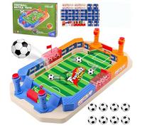 Nicknack - Gioco da tavolo per bambini, calcio balilla con 6 mini calcio, gioco da tavolo per bambini e adulti