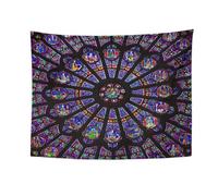 Nicknocks Arazzo da appendere alla parete della finestra di Notre Dame, Cattedrale di Parigi, per soggiorno,