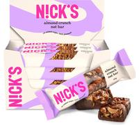 NICKS Keto Nut Bar Almond, Barretta Di Mandorle Vegana Con Cioccolato Cheto Senz