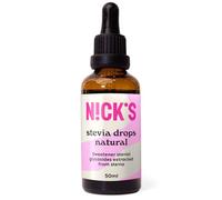 NICKS Stevia Liquida Gocce di Naturali Non Aromatizzato (50ml) Dolcificante Liquido Zero Calorie Dieta Chetogenica Senza Zucchero Senza Glutine Low Carb Alternativa al Sostituto dello Zucchero