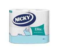 NICKY ELITE CARTA IGIENICA X 12 ROTOLI TOTALE 3 confezioni