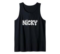 Nicky Halloween Monsters - Nome Personalizzato Word Art Canotta