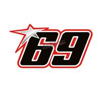 Nicky Hayden Wsb Motogp Stile Custom Gara Numeri x3 Il Numero