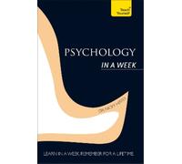 Nicky Hayes Psychology In A Week: Teach Yourself (Tascabile)