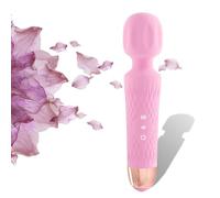 NICLOVE - Massaggiatore personale 3 in 1 migliorato - 3 ore di tempo di funzionamento, silenzioso e impermeabile, 20 velocità, 8 modelli, massaggio alla schiena in tessuto profondo per alleviare il