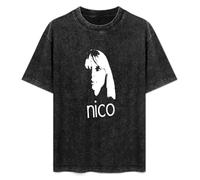Nico Christa German Singer Songwriter Musician Model Actress Unisex T-Shirt Black Mens Top Tee XXL