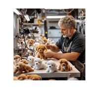 Nico Robot Dog,Cat,Penguin,Panda,My Realistic Robot Puppy,Cat, Interactive Plush Toy That Acts Like a Real Puppy,Cat