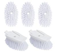 NICOFPHY Testina di ricarica per spazzola per piatti, compatibile con OXO Good Grips, spazzola per piatti con erogazione di sapone, 5 testine di ricambio in nylon, testina di ricambio per spazzola per