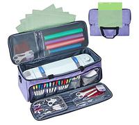 NICOGENA Custodia per CRICUT09, Ii-viola (tasca opaca), Carry case (with a mat pocket), moderno