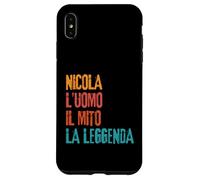 Nicola L'Uomo Il Mito La Leggenda Festa di Compleanno Custodia per iPhone XS Max