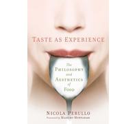 Nicola Perullo Taste as Experience (Copertina rigida)