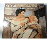 NICOLAI Carl Otto (Germania) - NICOLAI, Otto: The Merry Wives of Windsor -- Decca ()-Ridderbusch, Donath, Brendel, Bavarian Symph. Orch., R. Kubelik-VINYL-DEC D86D3-DECCA - Inghilterra-NICOLAI Carl Otto (Germania)-KUBELIK Rafael (pianoforte - dir)