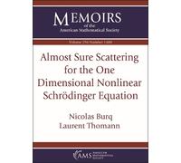Nicolas Burq La Almost Sure Scattering for the One Dimensional Nonli (Tascabile)
