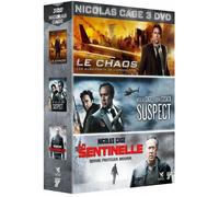 Nicolas Cage: Il Caos + Sospetto + La Sentinella COFANETTO DVD NUOVO