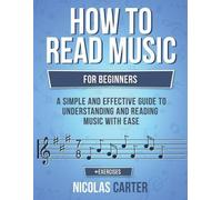 Nicolas Carter How to Read Music (Tascabile)