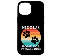 Nicolas Home For Wayward Dogs Cognome Custodia per iPhone 15