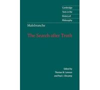 Nicolas Malebranche Malebranche: The Search after Truth (Tascabile)