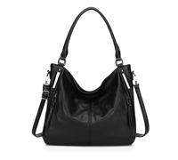 NICOLE & DORIS Borsa a Mano Elegante Borse in Pelle Morbida per Donna Borsa Tote Borse a Tracolla Grandi Borsetta Casual Borse a Spalla Shopper Nero