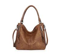 NICOLE & DORIS Borsa a Mano Elegante Borse in Pelle Morbida per Donna Borsa Tote Borse a Tracolla Grandi Borsetta Casual Borse a Spalla Shopper Marrone