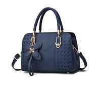 NICOLE & DORIS Borsa a Mano Piccola Borsa Donna con il Manico Borsa a Spalla Pelle PU Borse Tracolla Elegante Borsetta Crossbody Blu