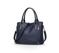 NICOLE & DORIS Borsa a spalla da donna Borse a mano Borsa a tracolla borse elegante in ecopelle Blu