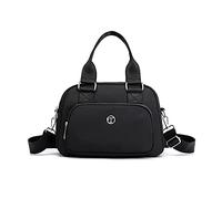 NICOLE & DORIS Borsa a Tracolla Casual Borse da Donna Multi Tasca Messenger Bag Borse a Spalla Leggera Borse Crossbody per Shopper Viaggio Lavoro Nero