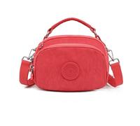 NICOLE & DORIS Borsa a Tracolla con Cerniera Borsa a Spalla Leggero Borse a Mano Piccole Borse Messenger Multitasche Crossbody Bag per Viaggio Casual Città Rosa