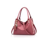 NICOLE&DORIS Borsa a tracolla per donna Hobos e borse a tracolla per donna Borse di moda Grande Tote Bag Rosa