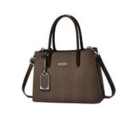 NICOLE & DORIS Borsa da Donna Classico Borsa Tracolla con Stampa Borse a Mano Elegante Borsa Delle Signore Pelle PU Borsetta Spalla per Lavoro Shopping Viaggi Caffè