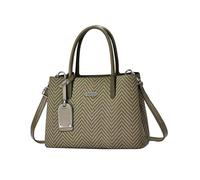 NICOLE & DORIS Borsa da Donna Classico Borsa Tracolla con Stampa Borse a Mano Elegante Borsa Delle Signore Pelle PU Borsetta Spalla per Lavoro Shopping Viaggi Verde